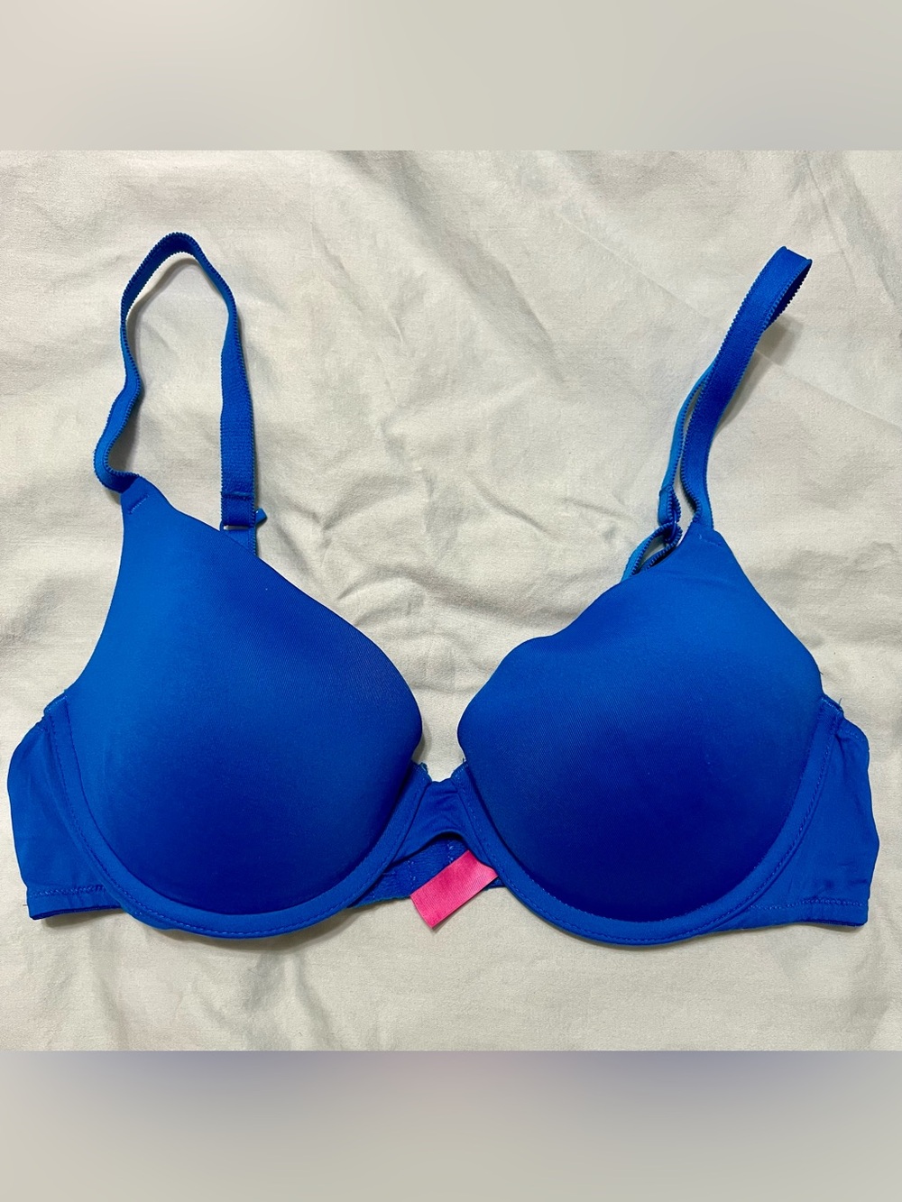 Victoria's Secret PINK Convertible T-Shirt Push-Up Bra | Blue | 36B